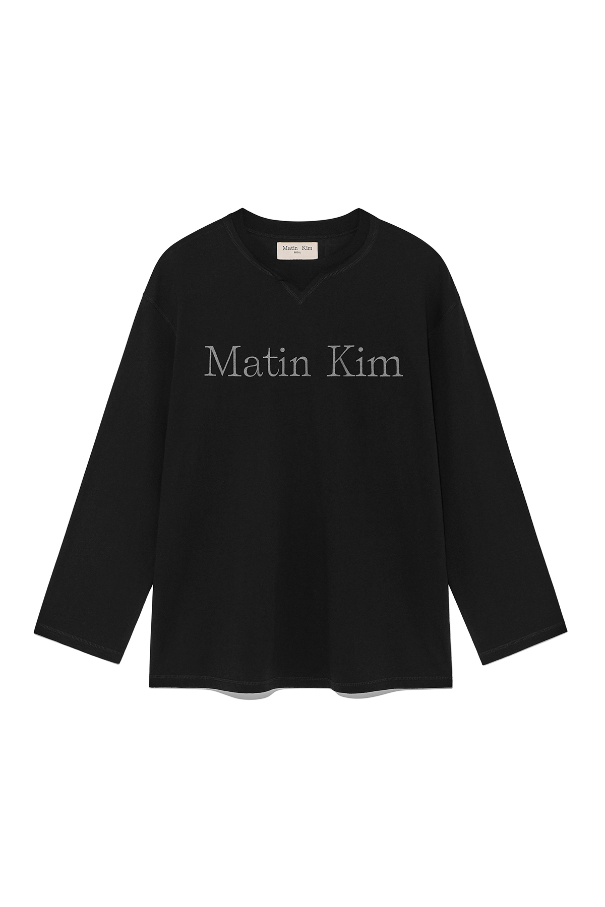 MATIN KIM長袖上衣 深黑色