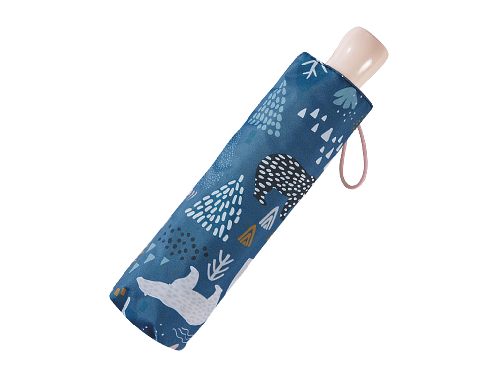 RAINSTORY白熊森林抗UV手開輕細口紅傘