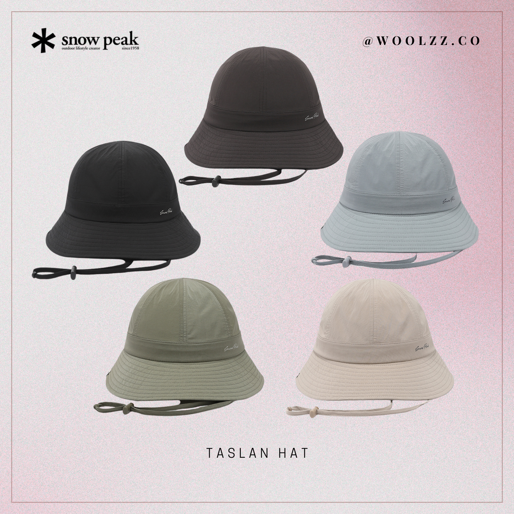 Snow Peak 塔斯蘭帽 S25ZUF-BH72