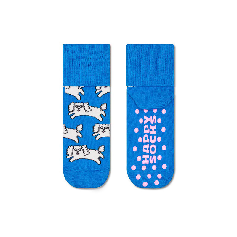 Happy Socks - 兒童襪 防滑款 雲朵狗狗