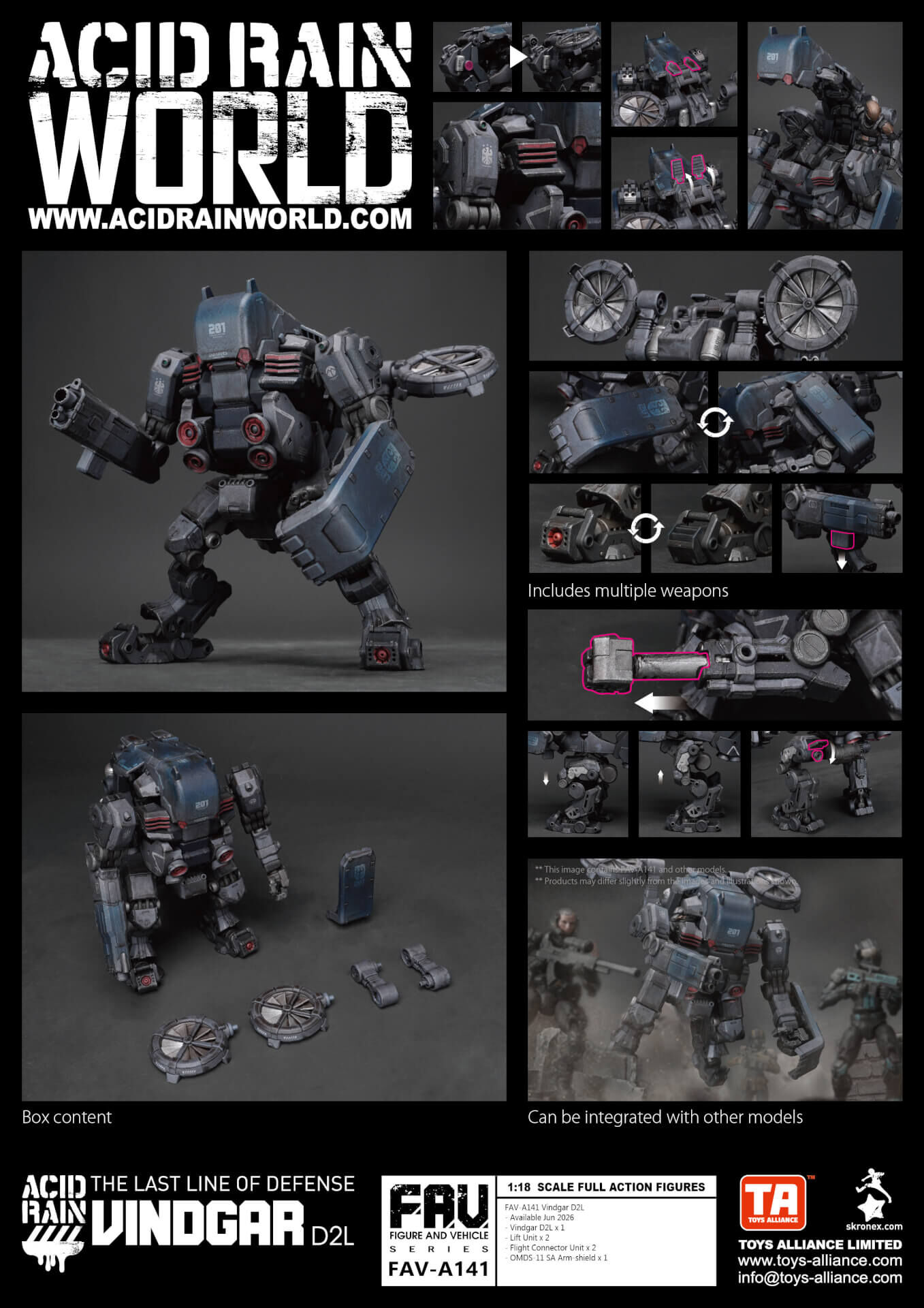 [預訂] Toys Alliance FAV-A141 Vindgar D2L / 溫德加 D2L / ヴィンドガル D2L