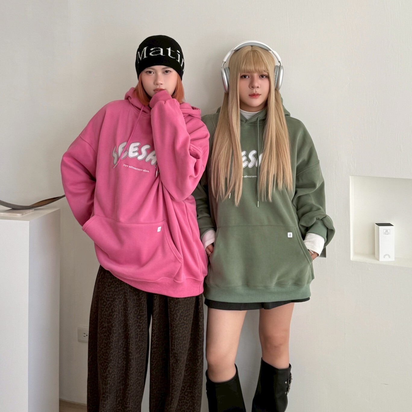 /𝙘𝙝𝙞𝙝 𝙢𝙖𝙙𝙚/ SEESAW蹺進你心💘刺繡加絨帽tee