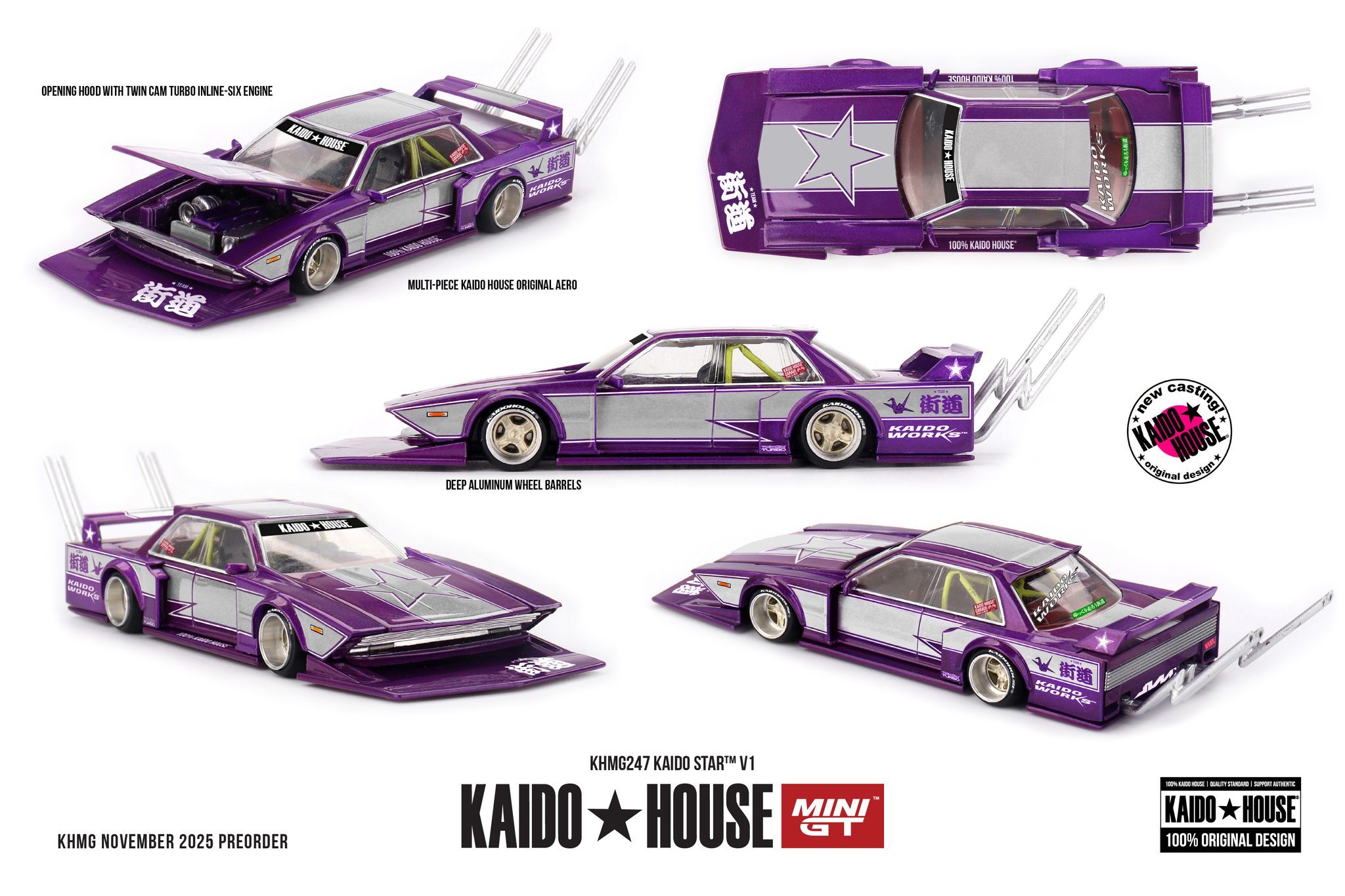 [預訂] Kaido House x Mini GT KAIDO STAR V1