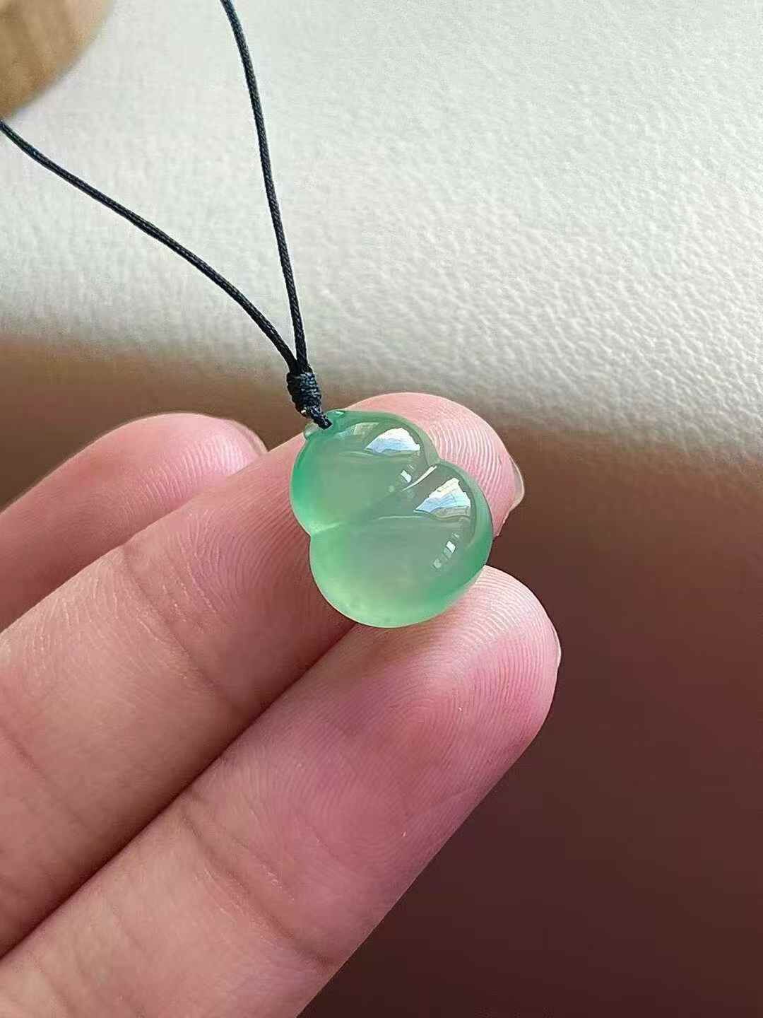 翡翠 ひすい 葫芦 ペンダントトップ 約10g 無含浸 日宝協鑑別あり original.jpg?1764304497=&