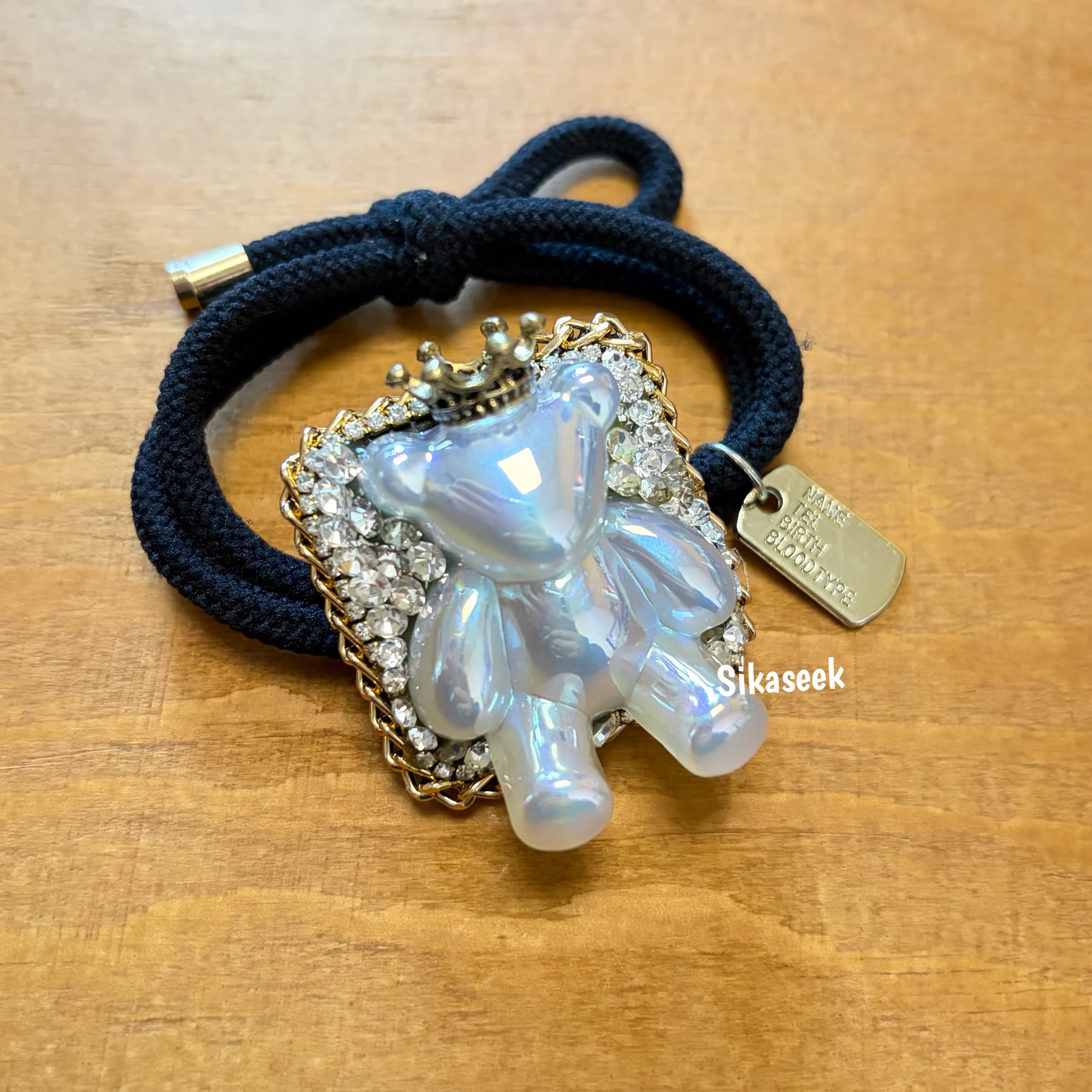 QQ幻彩立體熊髮圈