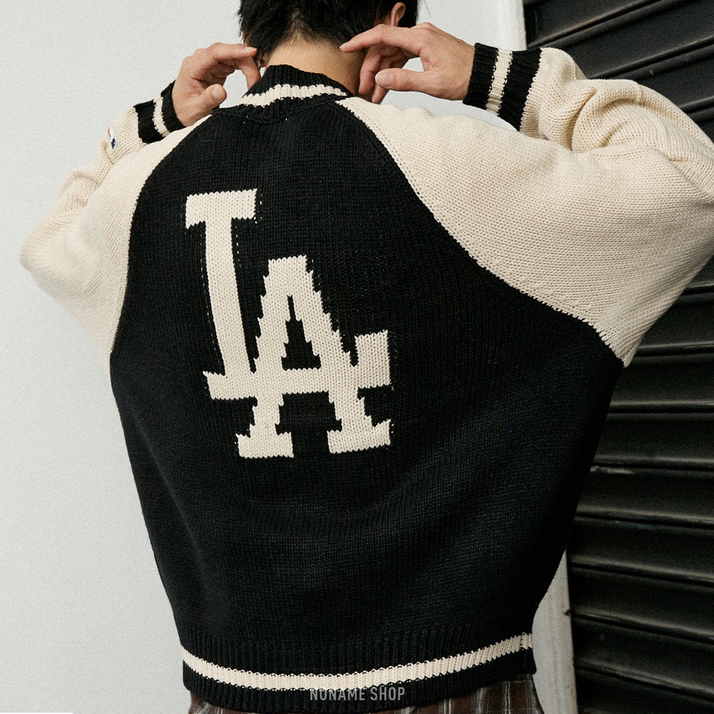 MLB 美國職棒大聯盟 獨家 刺繡 針織 開襟衫 針織外套 三色 (男款)