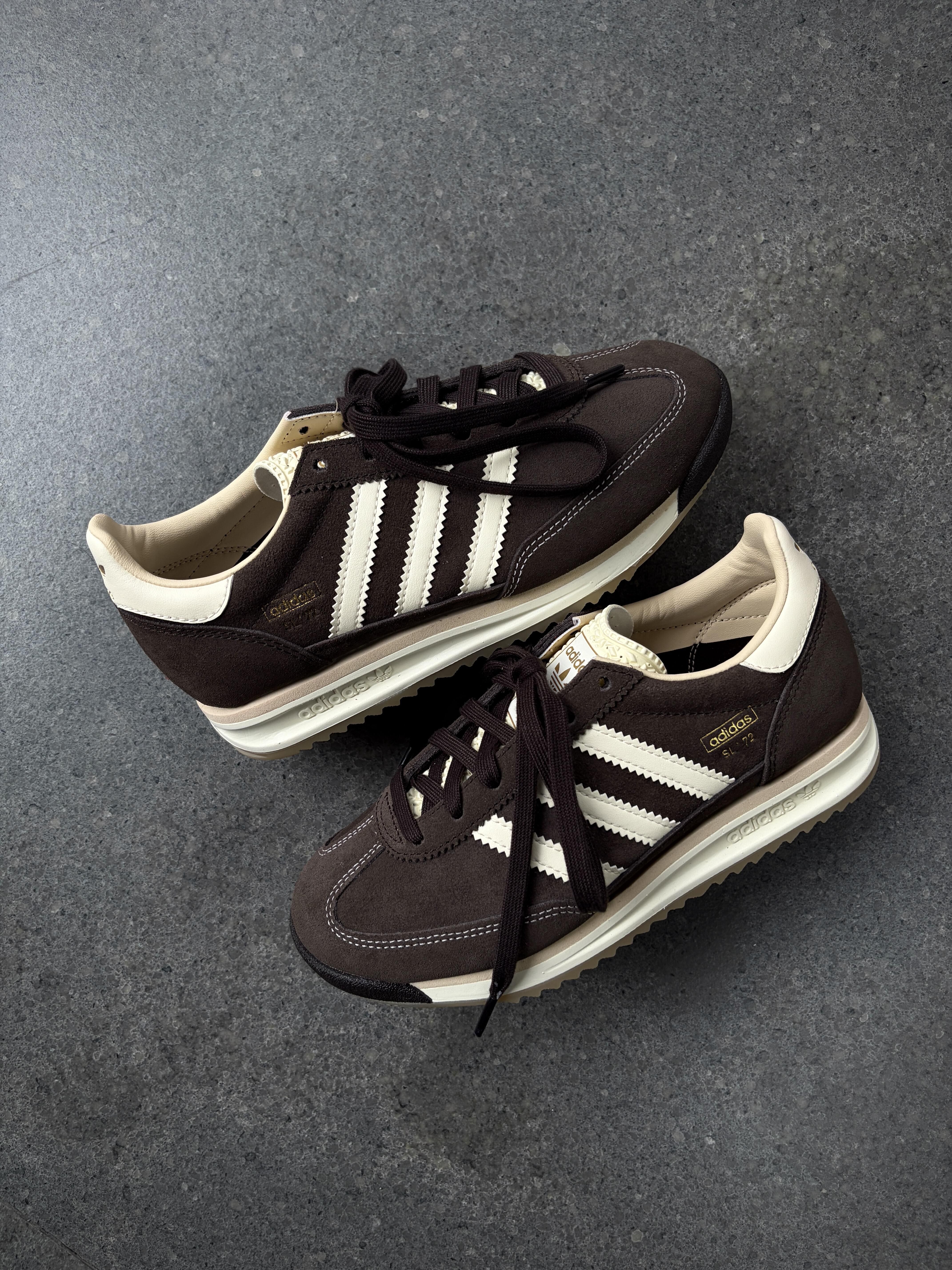 Adidas Originals SL 72 RS 摩卡棕 棕色 大地色系 麂皮 復古 慢跑鞋 T頭鞋 KK3642/預購