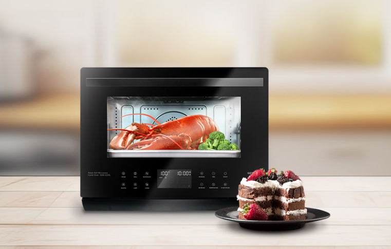 微波蒸焗爐, 德國寶微蒸烤焗爐, SGM-3220L, 多功能蒸焗爐, 香港家庭廚房必備, 智能食譜蒸焗爐, 座檯式慳位蒸焗爐
