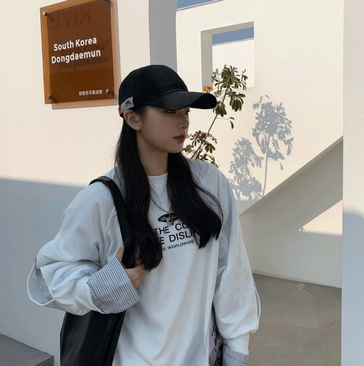 Korean Casual Side-Patch Sun Visor Cap