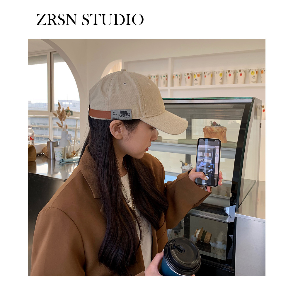 Korean Casual Side-Patch Sun Visor Cap