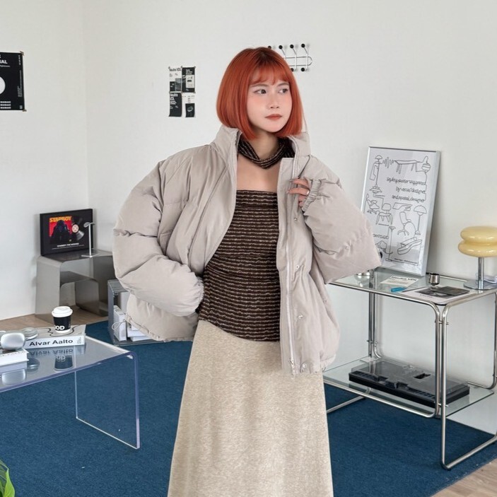 熱銷回歸!冬日必買款✨Puffs.ᐟ.ᐟ ⛄立領鋪棉外套