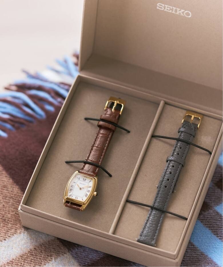 SEIKO × Spick & Span × HIROB EXCLUSIVE 三方聯名酒桶形手錶