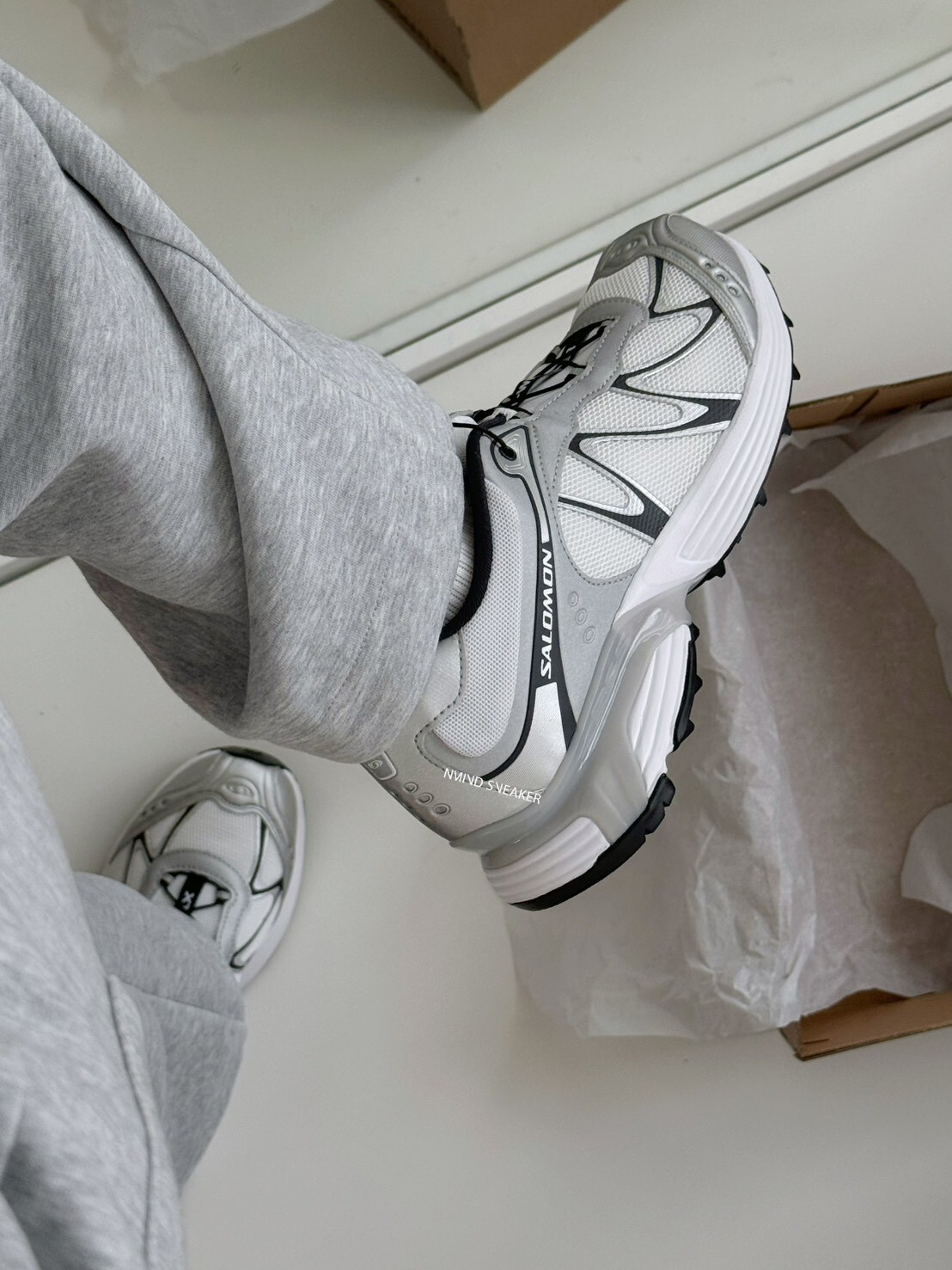 <快速出貨> SALOMON XT-WHISPER 白灰