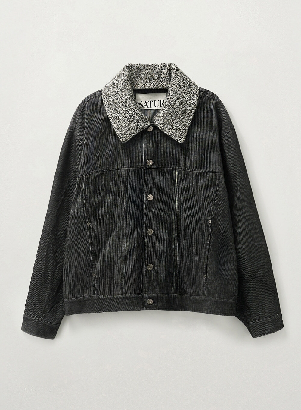 SATUR Camaro Corduroy Fade Jacket Black XXL