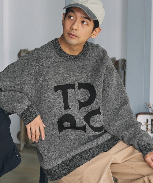 "代購" THE CRAFT CREW PRODUCTS 25AW 馬海毛LOGO圓領針織衫