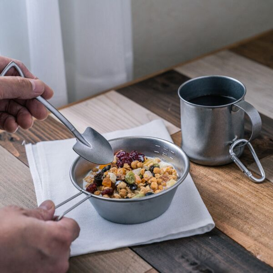 復古野營風不鏽鋼 CAMP餐具組