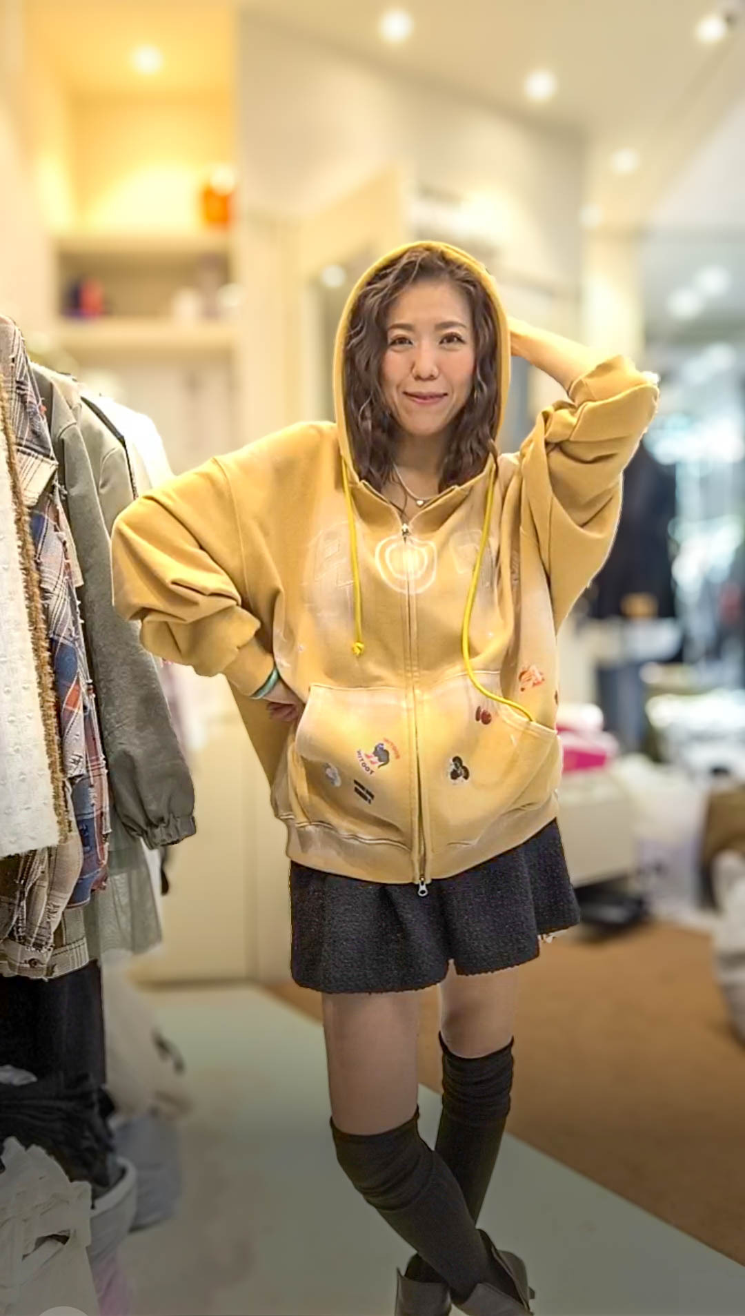 🎈K2123  ▶️POP連帽外套 👉B:150cm L:72cm