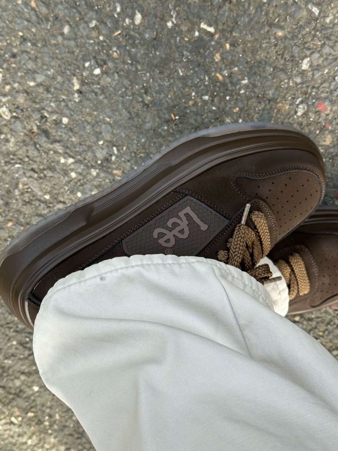 LEE 果凍底 厚底 板鞋