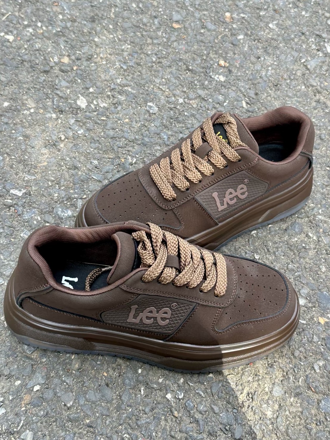 LEE 果凍底 厚底 板鞋