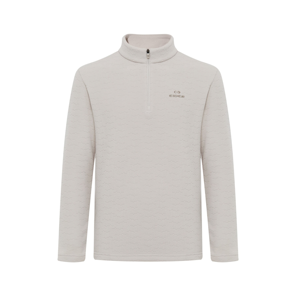 【EIDER】男刷毛立領拉鍊長袖上衣/25EDMW25203-[古銅、卡其、海軍藍]