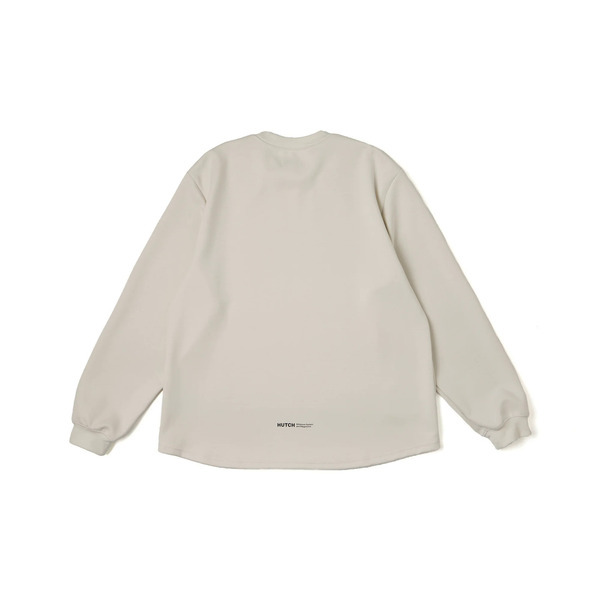 Hutch Calmtouch LS Tee simplicityLS004-24-WHT 男 長袖上衣 休閒 米