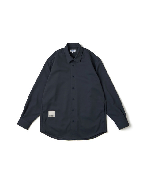 Hutch Rpet LS Shirt rematch SR001-24-GRY 男 Polo衫 休閒長袖 深灰