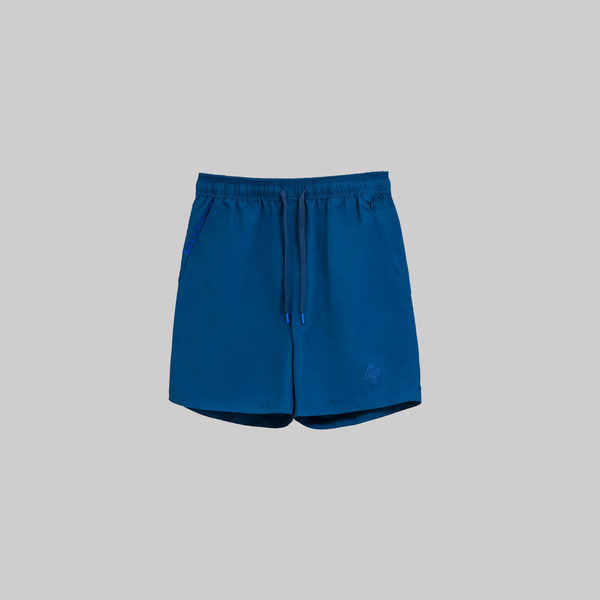 Hutch Solid System Shorts ST001-23-BLU 男 短褲 運動短褲 休閒短褲 藍