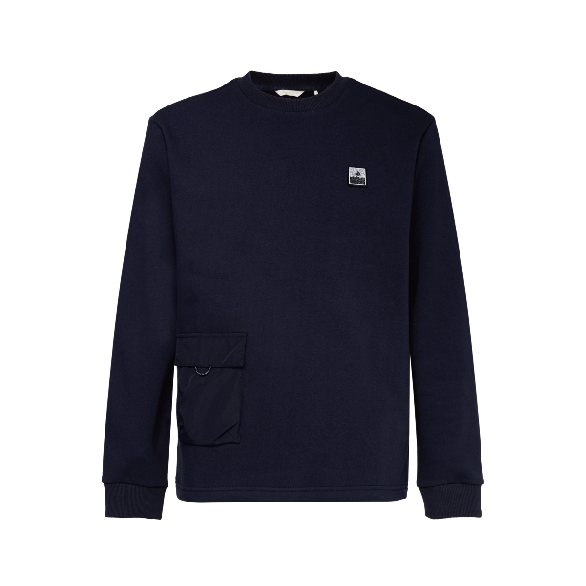 【EIDER】男刷毛圓領長袖上衣/25EDMW25263-[海軍藍]