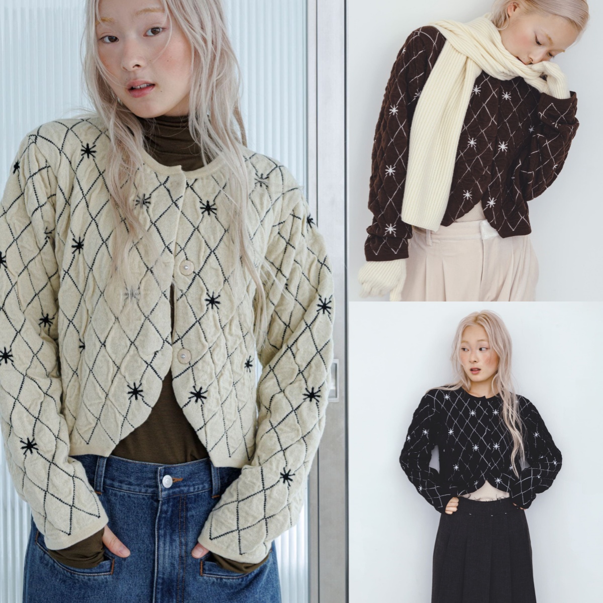 先行特價預購┃日本 KBF 絎縫 短版 開襟衫 外套