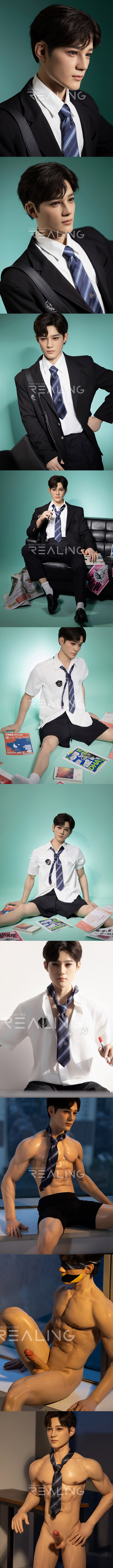 REALING 175cm 花城 男性擬真娃娃 全矽膠材質 silicone sex male doll