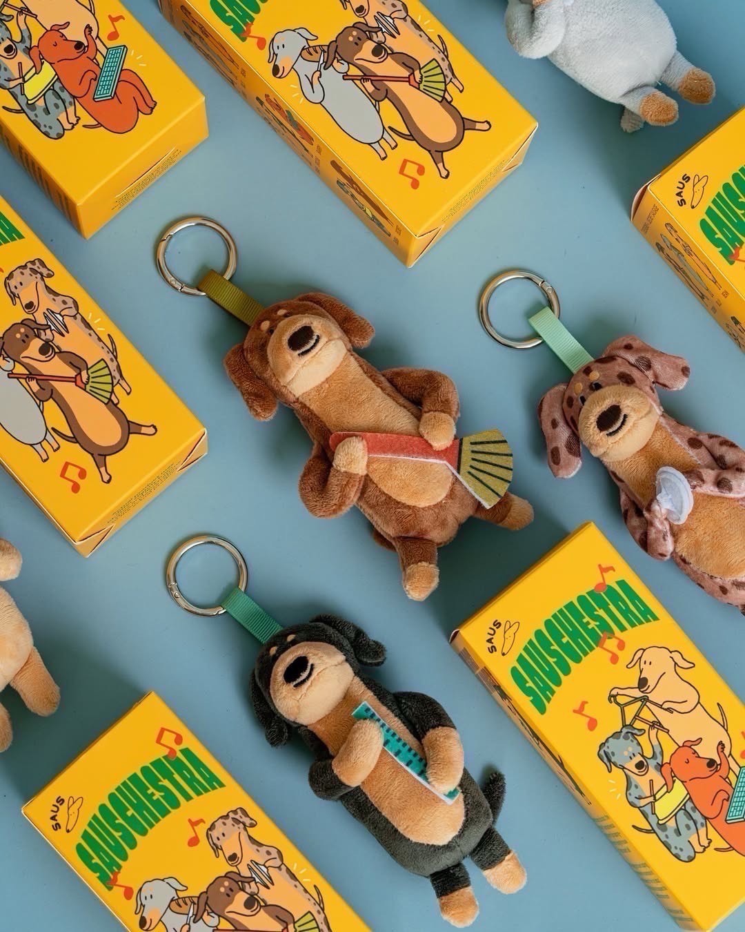 KTQ STORE ‧ 泰國 BENKOFF CAFE 臘腸狗 日常樂器 吊飾娃娃 盲盒 7+1款隱藏版