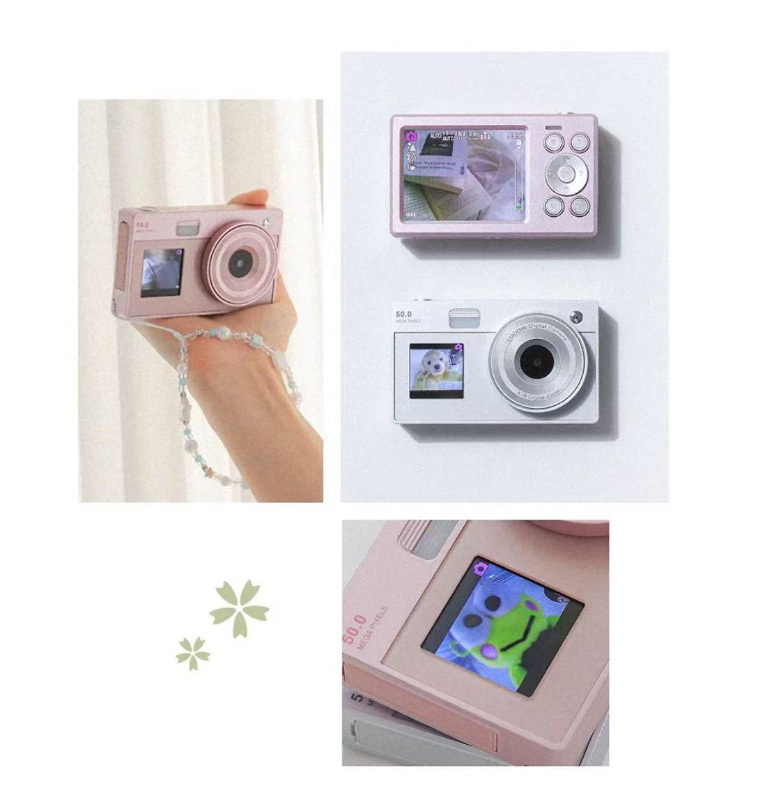 韓國Loudin雙螢幕復古CCD相機