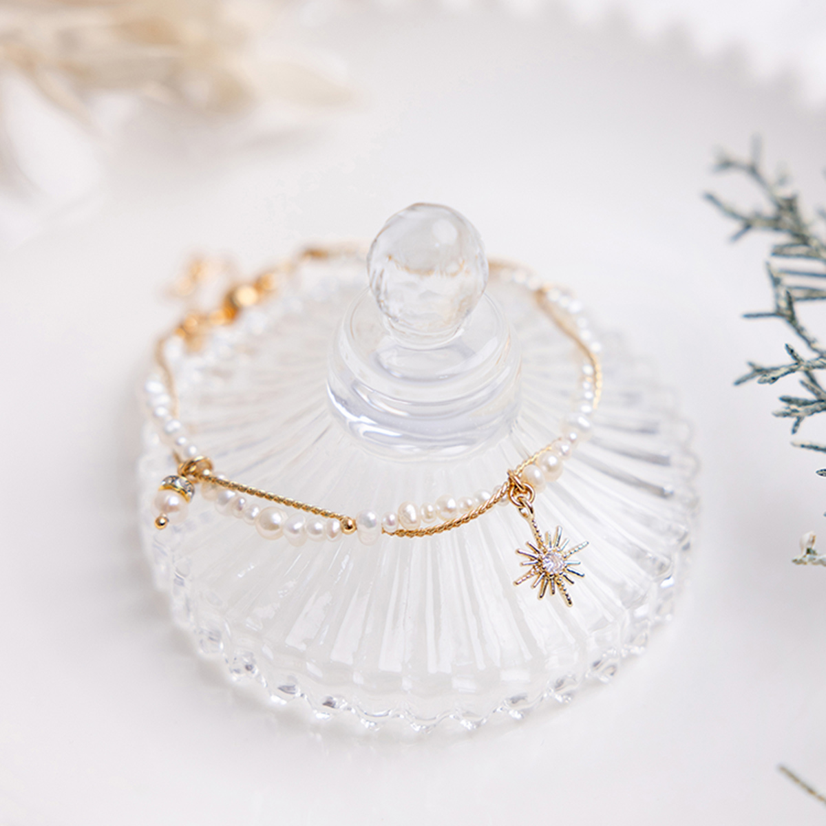 《官網限定》白雪皚皚的日子 – 珍珠 – 手鍊