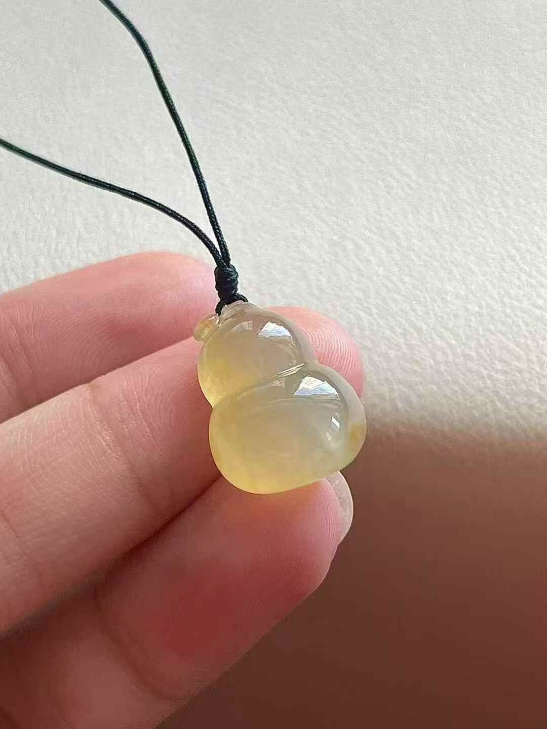 1122376 翡翠黃翡葫蘆