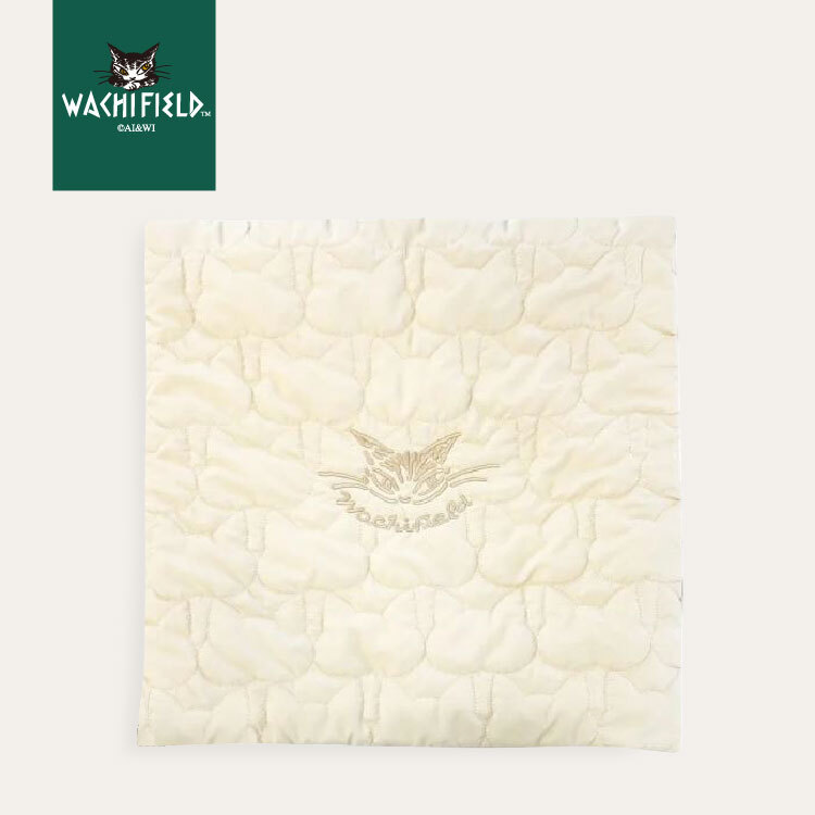 【Wachifiled™ 達洋貓 首次登場】周邊商品｜貓咪絎縫靠墊套(45x45)
