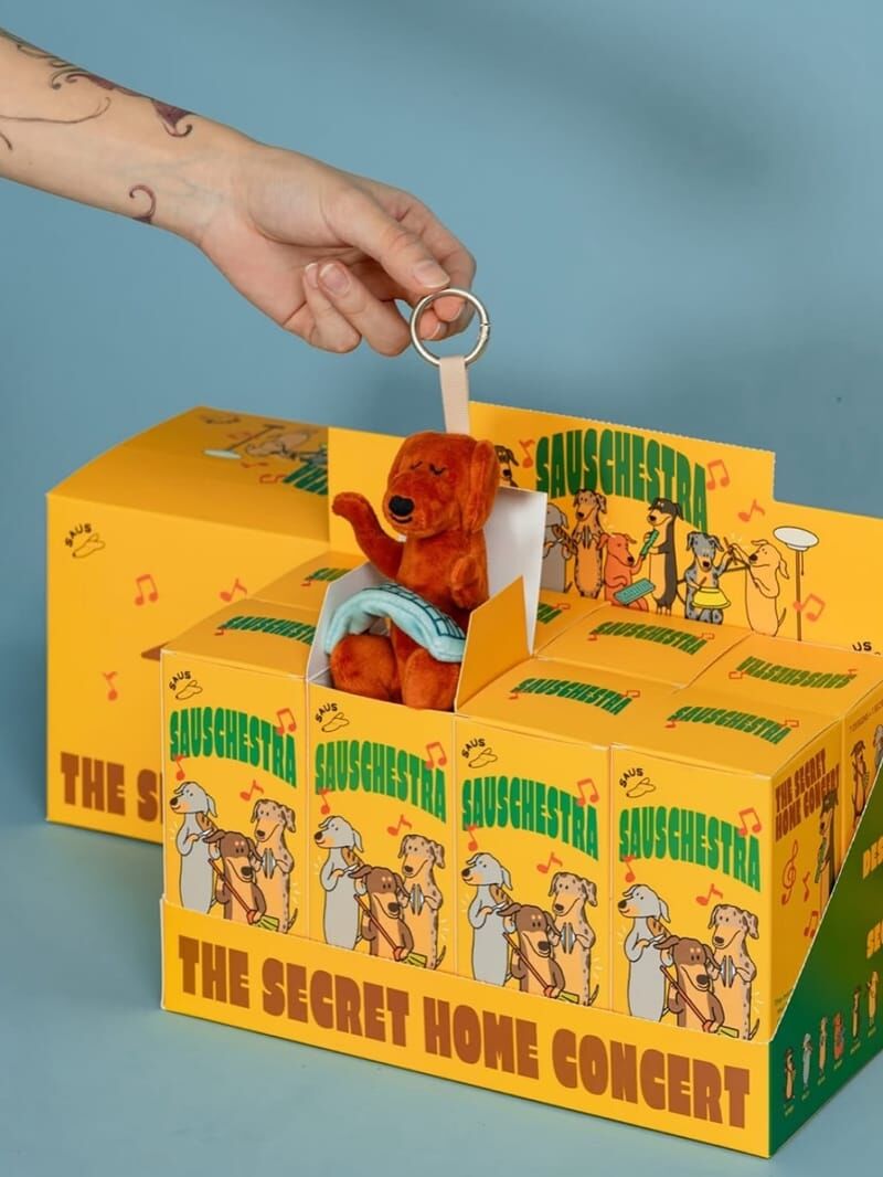 KTQ STORE ‧ 泰國 BENKOFF CAFE 臘腸狗 日常樂器 吊飾娃娃 盲盒 7+1款隱藏版