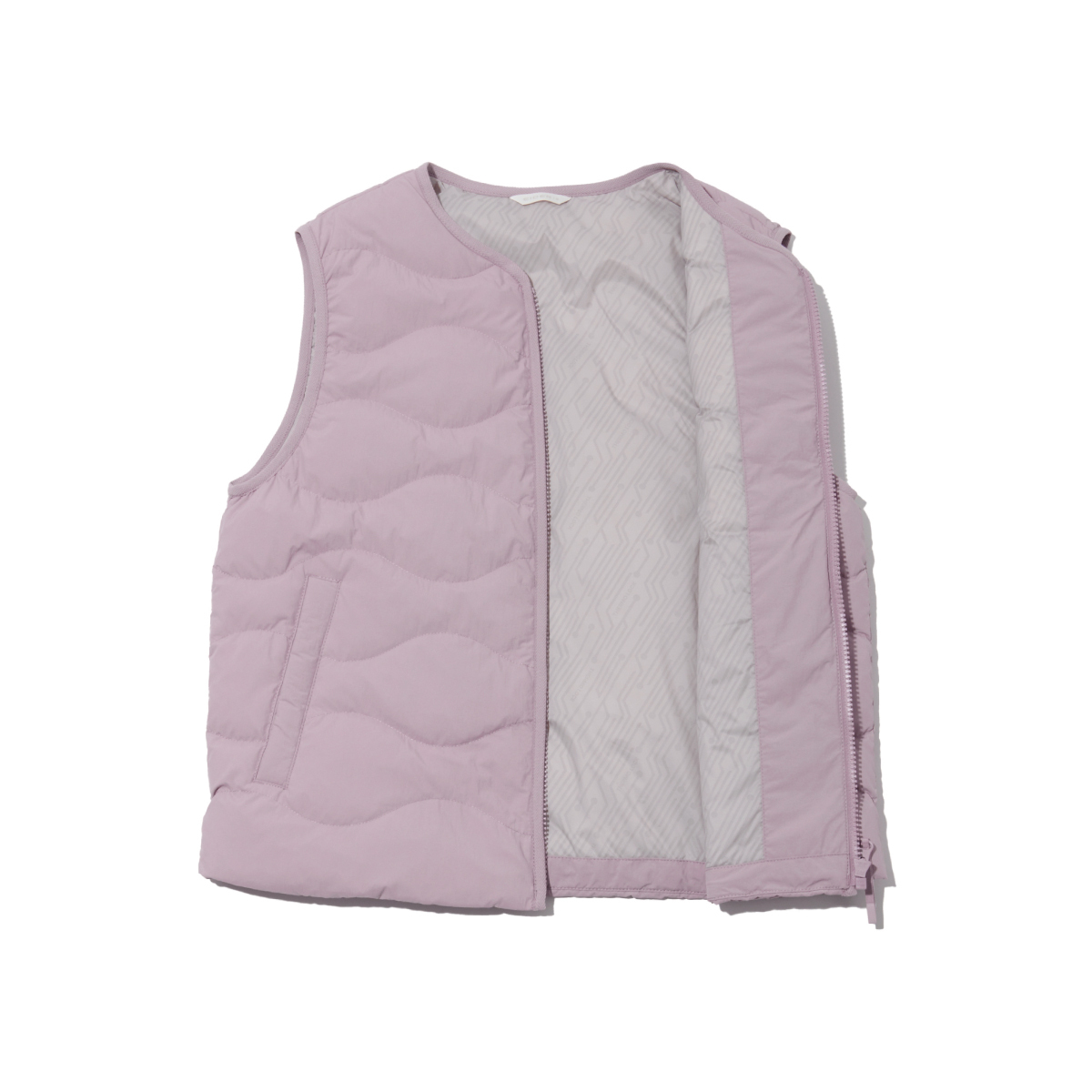 【EIDER】女Thermolock鵝絨背心/25EDWW25652-[煙燻粉、奶油白]