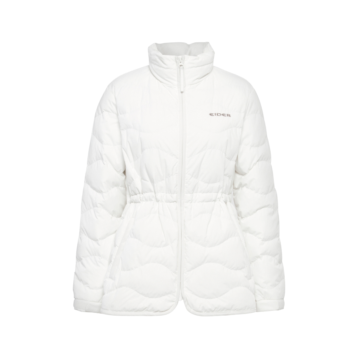 【EIDER】女Thermolock鵝絨立領外套/25EDWW25552-[白、黑、黃綠、卡其]