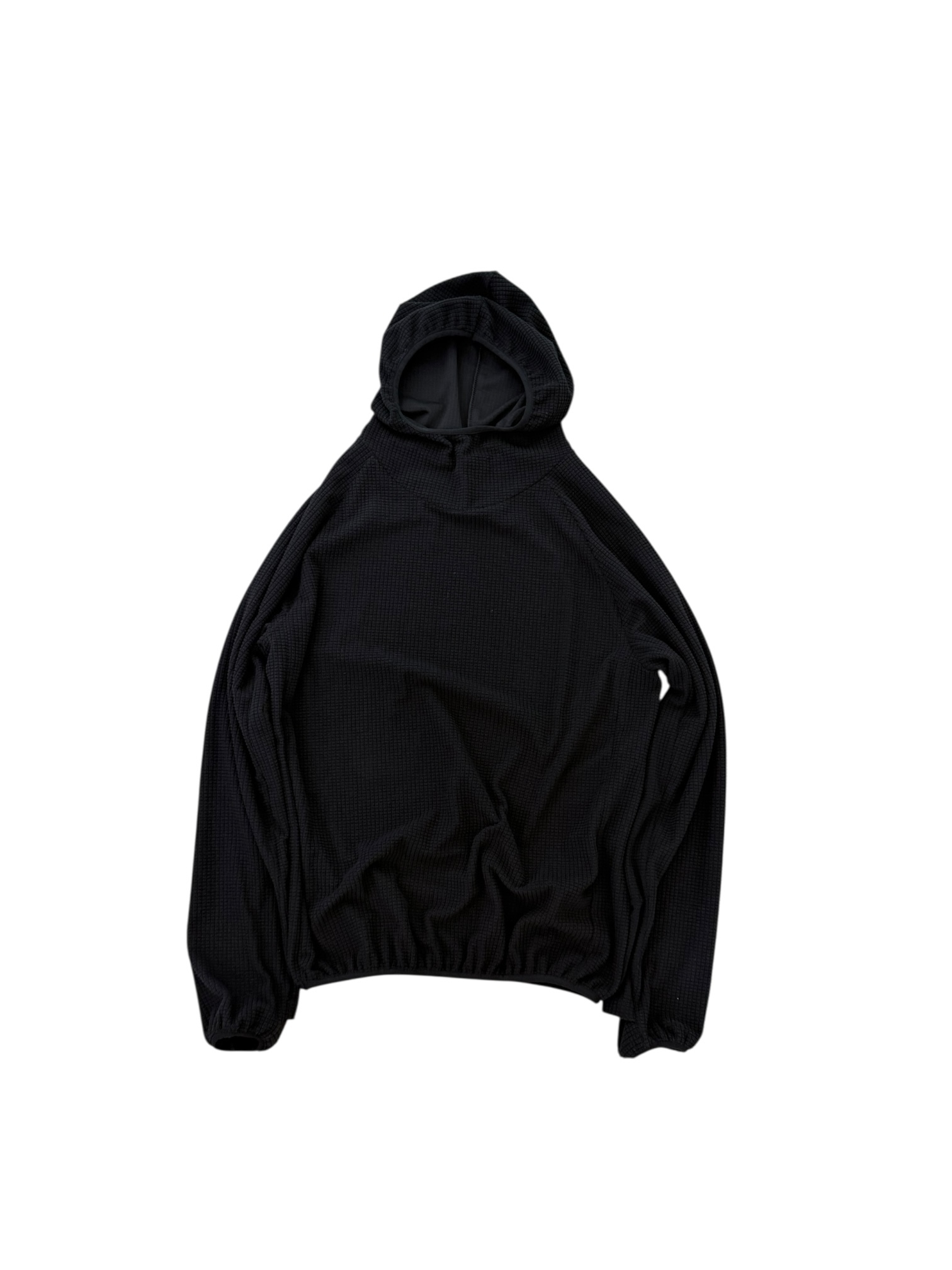 Symphony 連帽上衣-蜂巢格紋氣織布