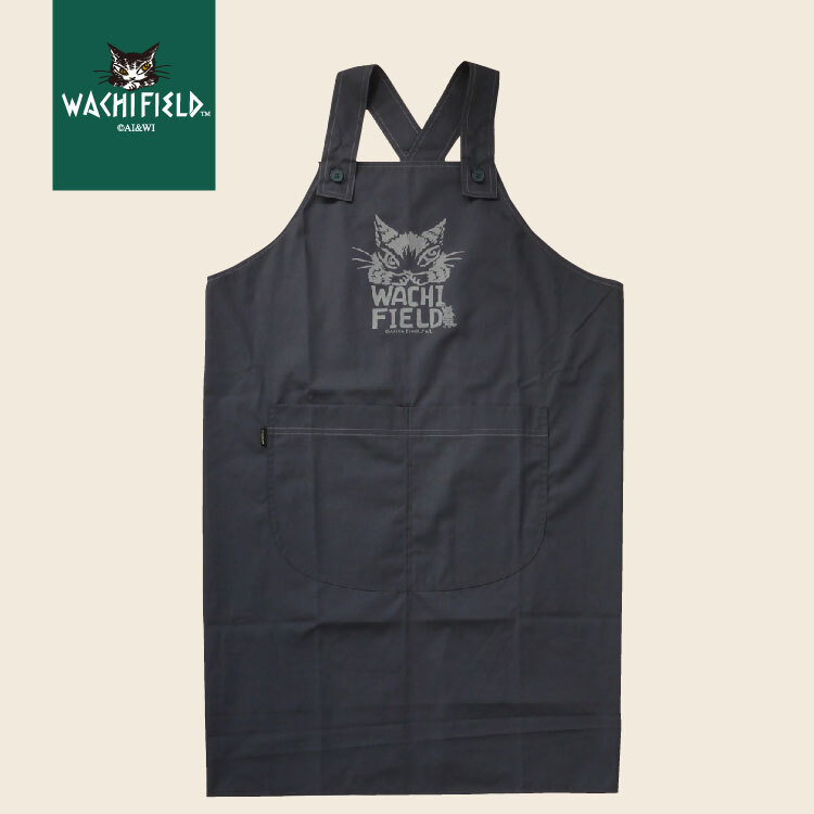【Wachifiled™ 達洋貓 首次登場】周邊商品｜達洋貓圍裙(炭黑/深綠)
