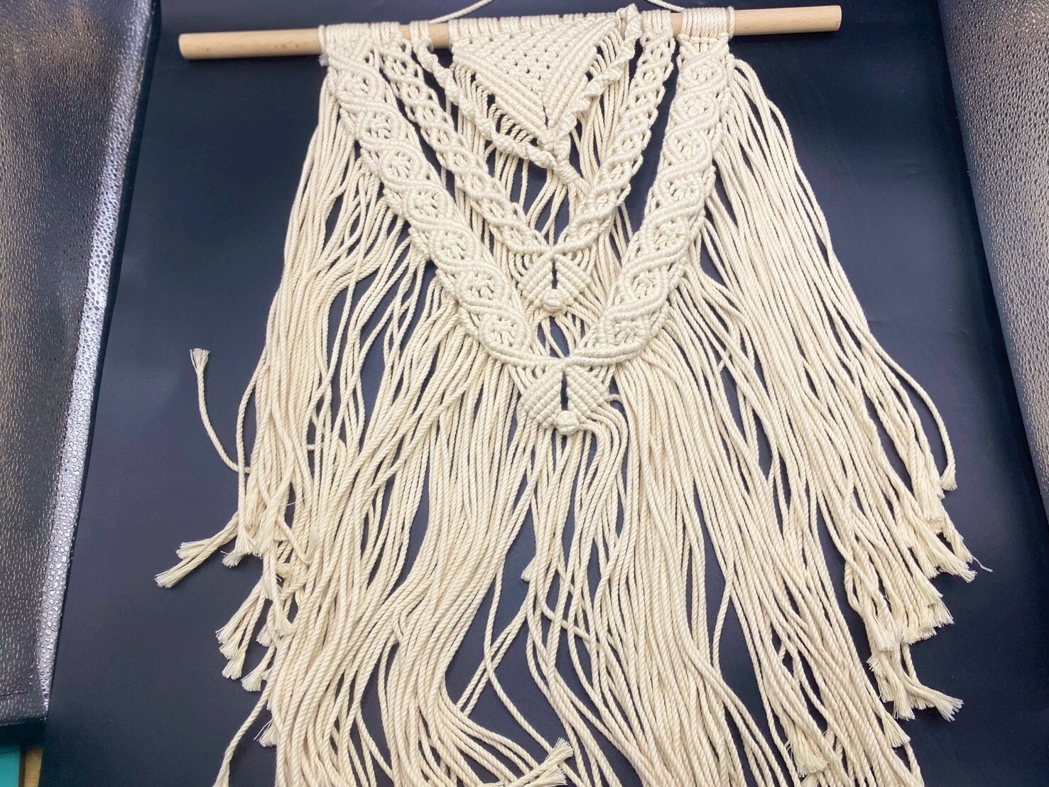 棉線編織壁掛