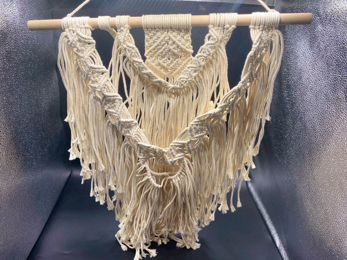 棉線編織壁掛