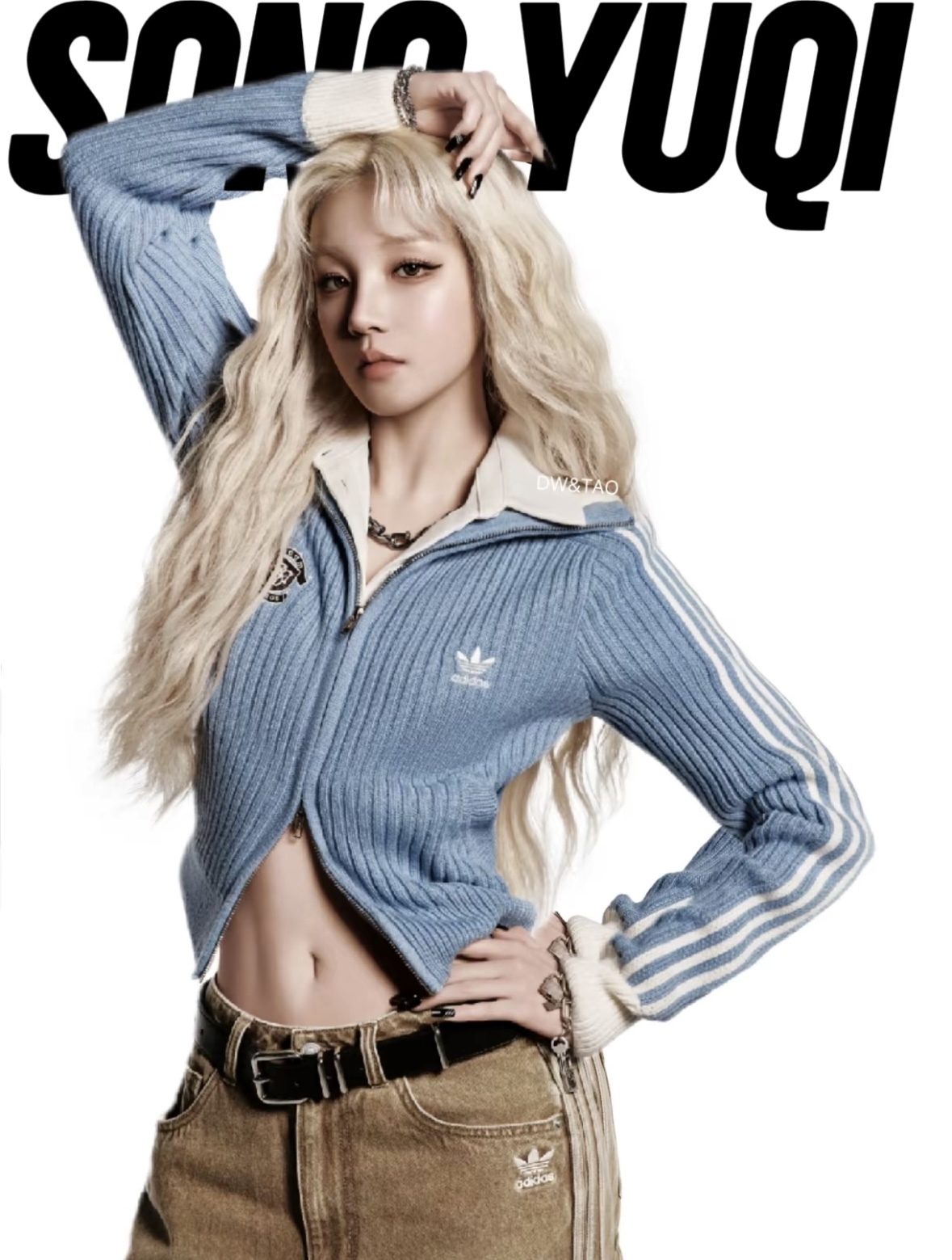 代購-Adidas Originals FW25 TEAM FULLZIP 雙拉鍊針織