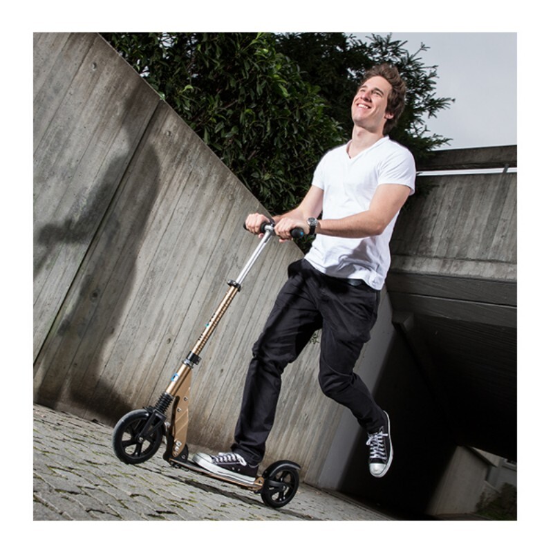 Micro - 避震滑板車 棕色(成人款)