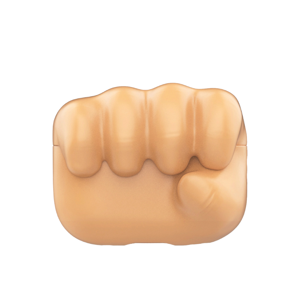 【Koios】Airpods 拳頭手勢矽膠耳機殼