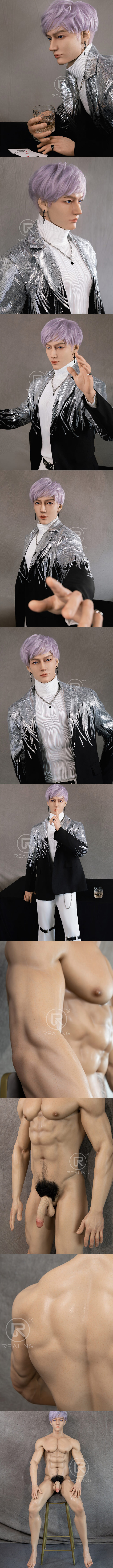 REALING 185cm 若川 男性擬真娃娃 全矽膠材質 silicone sex male doll