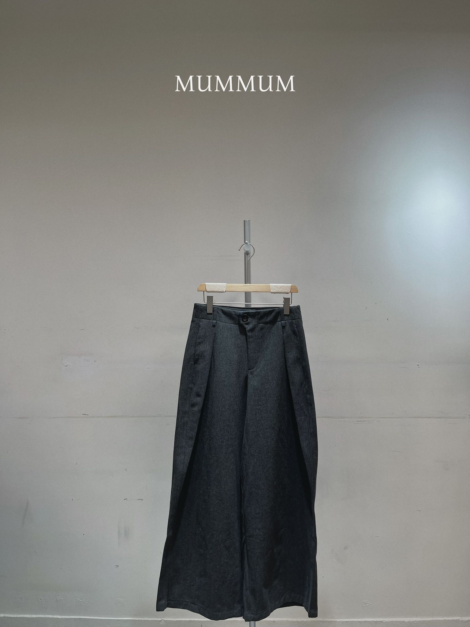 03623a/西裝一條摺痕寬腳褲M/33W'38H'41.5L'L/35W'40H'41.5L'