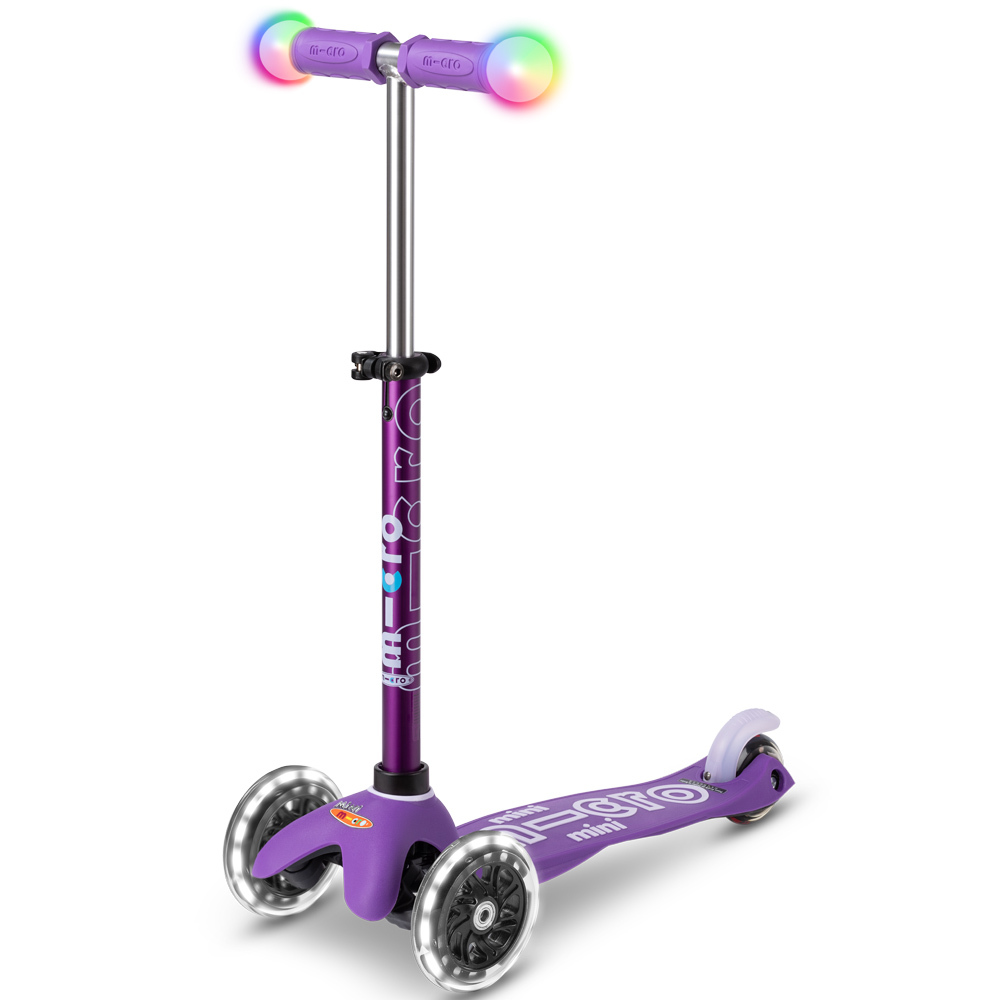 Micro - Mini Micro Magic LED 滑板車 紫色 (2-5歲)【立即預訂！7個工作日後出貨】