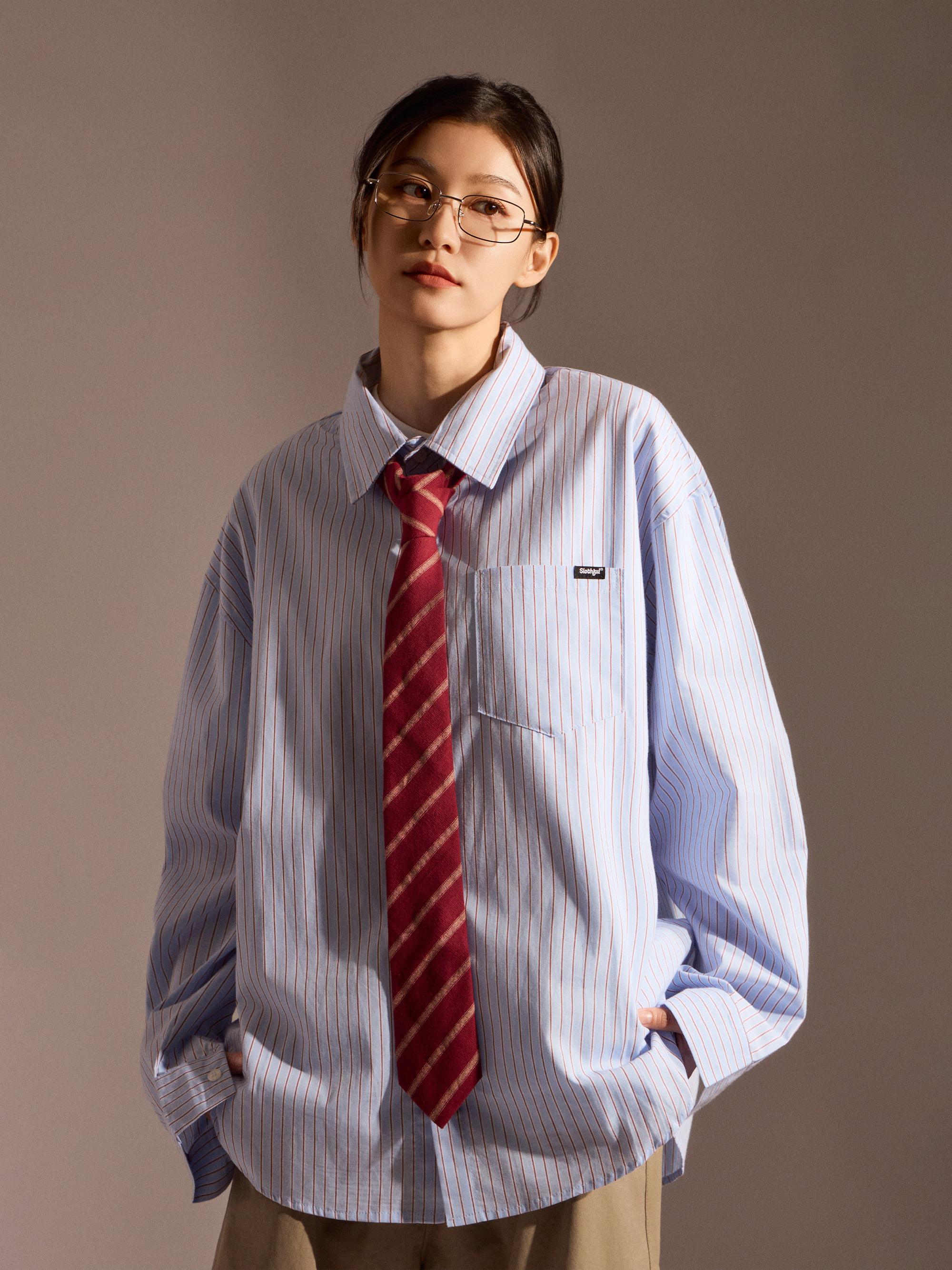 永遠不缺條紋襯衫