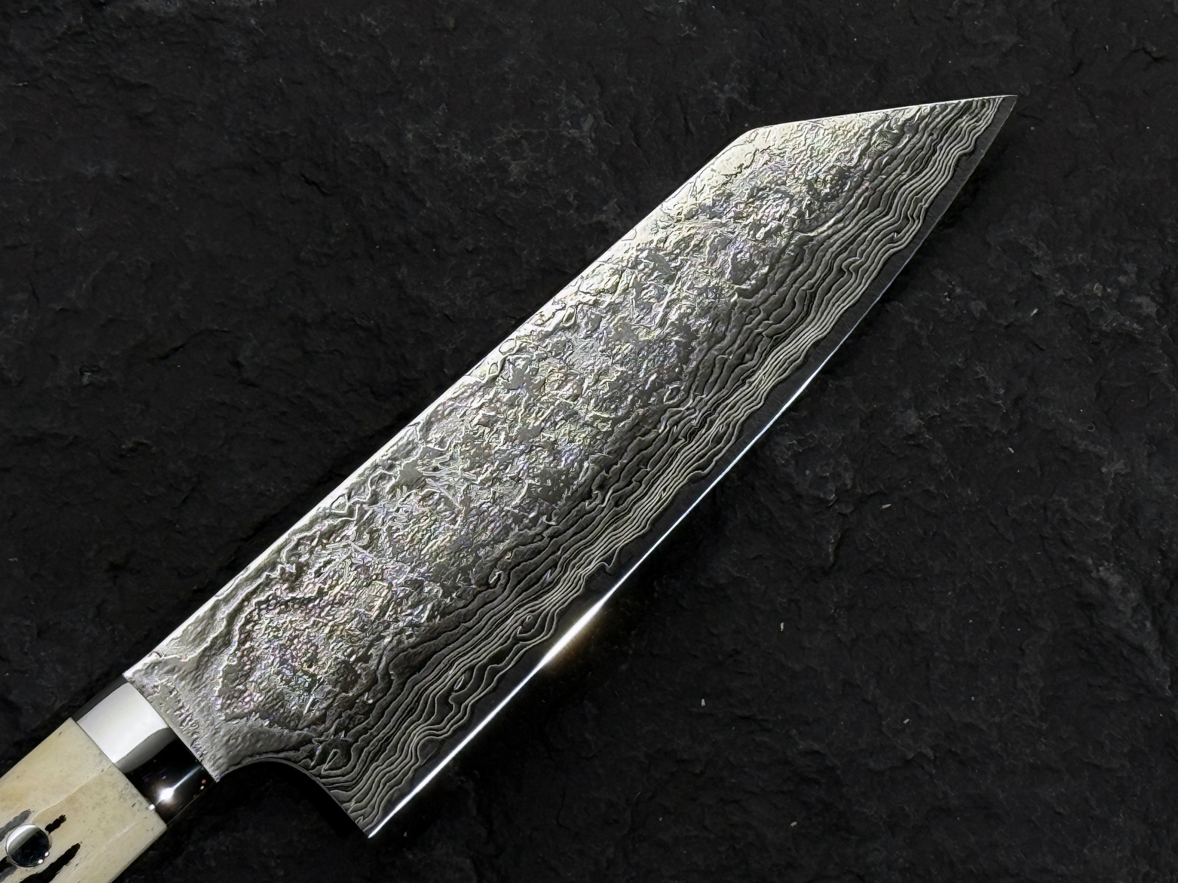 佐治武士 SG2 鑽石大馬士革鋼 文化 白牛骨柄